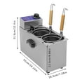 thumbnail image 2 of Silver Electric Noodles Cooking Machine Stainless Steel Commercial Pasta Cooker for Canteens, Restaurants, Hotels, Food Stalls., 2 of 22