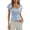 Light blue, variant on Weikingp Fitted Tops For Women,Short Sleeve Tight Shirts For Women T Shirts For Women Slim Fitted Casual Shirts Short-Sleeve Compression Shirts For Women Yellow S