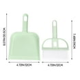 thumbnail image 5 of Small Dustpan And Brush Set,Cleaning Brush And Dustpan Combo With Handle, Mini Broom And Small Dustpan Brush,Small Dust Pan And Brush Set,Hand Broom And Dustpan Set For Home Cleaning Tools,Green, 5 of 8