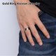 thumbnail image 5 of Anillo de moda de acero para hombre, anillos de decoración personalizados, joyería, regalo portátil, accesorio decorativo, fiesta de festival Ropa, zapatos y accesorios Miscelánea Talla 6 de EE. UU. Minnieouse AP014601-01, 5 of 6