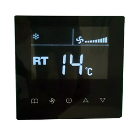 Central Air Conditioning Switch Intelligent LCD Touch Screen Control Pane Room Temperature Controller Thermostat
