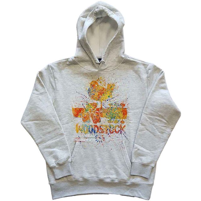 Woodstock Unisex Pullover Hoodie Sweatshirt Splatter
