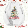 thumbnail image 2 of QHFBli Men's Workout Crewneck Sweatshirt Mens Holiday Fashion Pullover Hoodless Sweatshirt Christmas Fall Graphic Print Top Casual White XL, 2 of 4