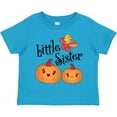 thumbnail image 3 of Inktastic Little Sister Pumpkins with Fall Leaves Girls Toddler T-Shirt, 3 of 5