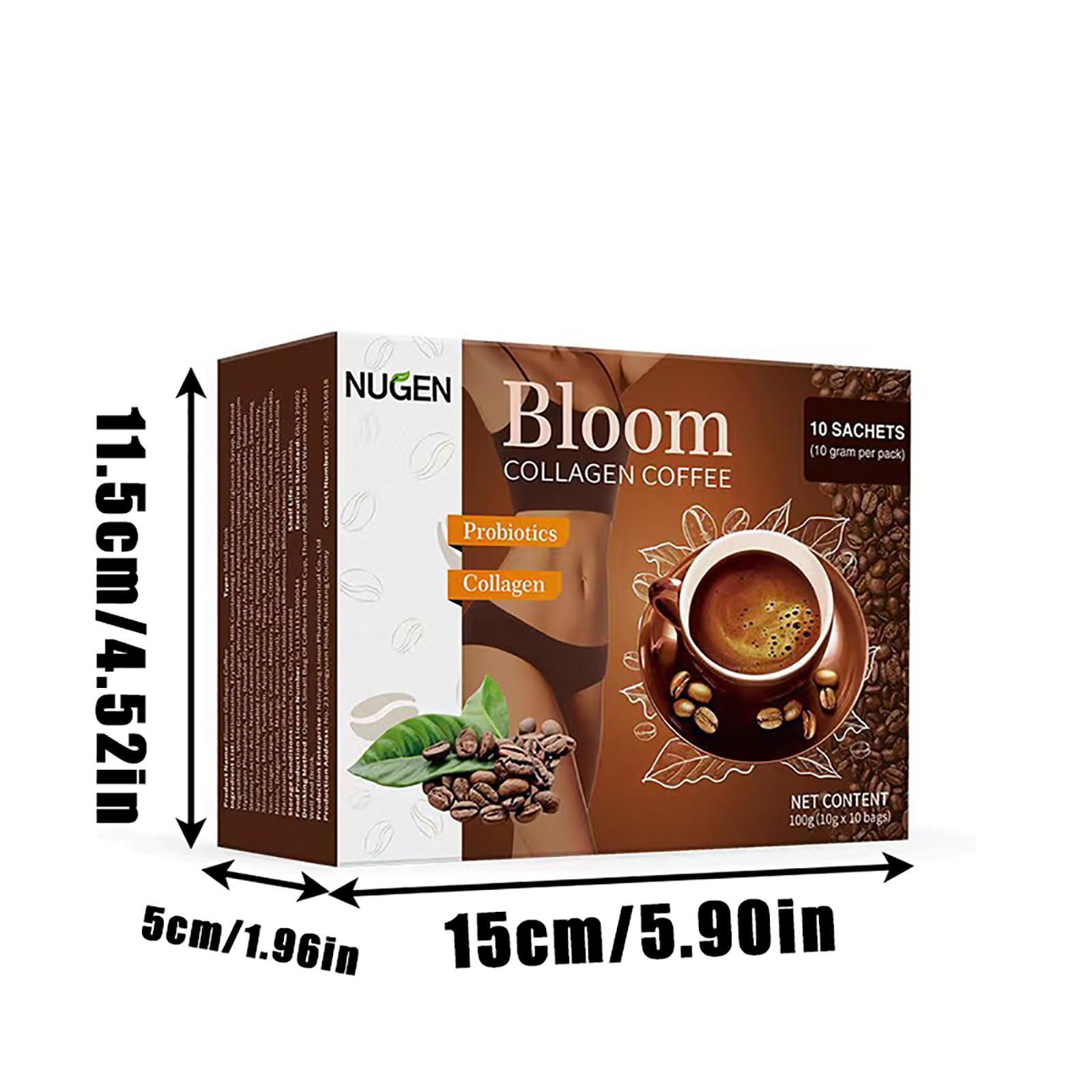 5PCS Flourishing Collagen Coffee Flourishing Coffee Collagen From Japan ...