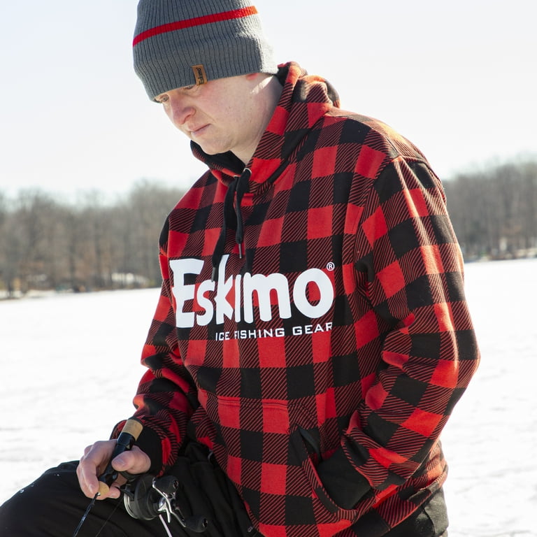 Eskimo Plaid Cotton Hoodie Unisex Plaid Small 37029