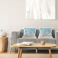 thumbnail image 3 of Stupell Industries Modern Sandpipers Beach Waves Square Decorative Printed Throw Pillow, 18 x 18, Set of 2, 3 of 6