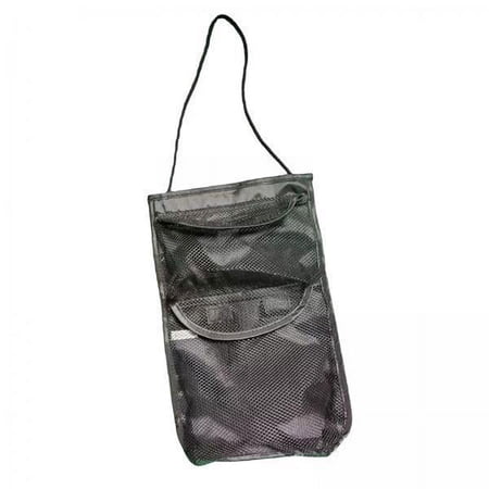 yotijay 2x Golf Ball Bag Net Pouch Black Organizer Holder Accessories Golf Ball Mesh Bag Golf Ball Storage Bag for Gym Fitness Diving
