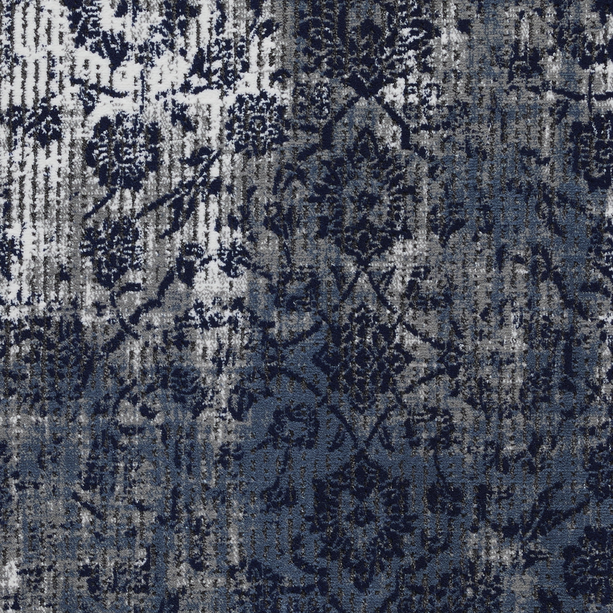 Loomaknoti Aysal Alazah 4' x 6' Gray Floral Indoor Area Rug