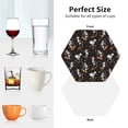 thumbnail image 6 of Kdxio Jumping Skull Funny Coasters,4 Pcs Leather Coasters,Housewarming Gifts,Protect Furniture from Water Marks Scratch and Damage, 6 of 6