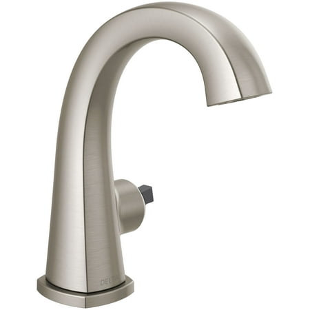 Delta 577-Mpu-Lhp-Dst Stryke 1.2 GPM Single Hole Bathroom Faucet - Brilliance Stainless