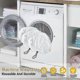 thumbnail image 4 of 6pcs Microfibre Steam Mops Cleaning Pads Replacement Steam Mop Compatible For H2o X5 H20 Washable, 4 of 5