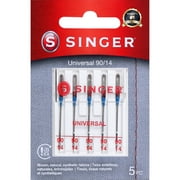 SINGER Size 90/14 Universal Regular Point Sewing Machine Needles (5 Pack)