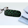 thumbnail image 6 of WIRESTER Durable Hard Clamshell Eyeglass Case with Microfiber Cloth - Shamrock Clover Leaves, 6 of 6