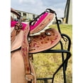 thumbnail image 4 of Resistance Western Horse Barrel Saddle Leather With Free Tack set, 4 of 5