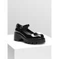 thumbnail image 2 of Women's Mary Jane Pumps - Platform Chunky Heel Round Toe Ankle Strap Dress Shoes, 2 of 10