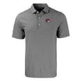 thumbnail image 2 of Men's Cutter & Buck  Black/White Winston-Salem State Rams Big & Tall Forge Eco Double Stripe Stretch Recycled Polo, 2 of 3