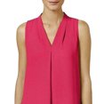 thumbnail image 2 of Vince Camuto Womens Inverted Pleat Pullover Blouse, Pink, Small, 2 of 3