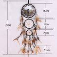 thumbnail image 2 of Dream Catcher Indian Style Oil Painting Eagle Hand-Woven Car Pendant Wall Hanging Home Decorations, 2 of 6