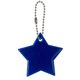 thumbnail image 1 of Llavero con forma de estrella de PVC con logotipo de advertencia nocturna y reflector para montar en la mochila escolar, 1 of 1