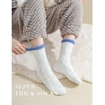 thumbnail image 4 of Calcetines Fuzzy TEHOOK para mujer, cálidos, suaves y esponjosos, para invierno, 6 pares, 4 of 7