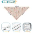 thumbnail image 6 of Dog Bandana 2 Pack,Beige Princess Unicorn Pattern Bandanas for Dogs,Cat Bandana,Small/ Large Dog Bandana 2 Size,Dog Bandanas, 6 of 6