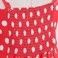 thumbnail image 6 of Baqcunre Maxi Dresses for Women 2024 Women's Sleeveless Suspender Polka Dot Belt with Wide Hem Retro Skirt Dress Dresses for Women 2024 Summer Dresses for Women 2024 Womens Dresses Red M, 6 of 9
