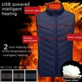 thumbnail image 6 of Dovford Heated Vest USB Electric Heated Vest Heating Jacket 13 Heating Zones Winter Vests for Outdoor Motorcycle Camping Fishing Skiing, 6 of 6