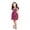 Violet, variante sur Catégorie de Produits Robes Filles Élégantes Style Ankara Dos Nu Robe Tout-Petit pour Fête Africaine Manches 16 Ans Design Traditionnel Volant pour Jeunes Filles