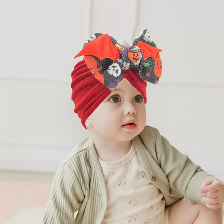 SHENGSI Halloween Funny Devil Wings Baby Hat, Halloween Baby