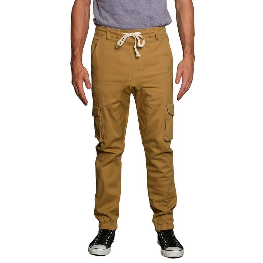 G-Style USA - Victorious Men's Jogger Twill Cargo Pants JG805 - Wheat ...