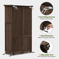 thumbnail image 6 of Mcombo 63" Wood Outdoor Storage Cabinet, Garden Storage Shed with Lockers 0870, 6 of 8