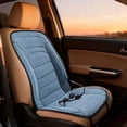thumbnail image 4 of 12V Heated Seat Cover with Surface, Universal Car Seat Warmer for Front Seats with 3 Heat Settings, Fast Warming Cushion for Cars, Trucks and SUVs During Winter Months, 4 of 5