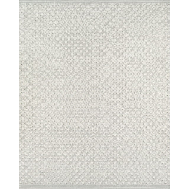 Erin Gates by Momeni Langdon Windsor Grey Hand Woven Wool Area Rug 5' X 8',