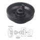 thumbnail image 5 of -E30H Kit de adaptador de buje corto para volante de carreras de aluminio para E30 3-/5-SERIES 318 325 528 Negro, Negro, 5 of 5