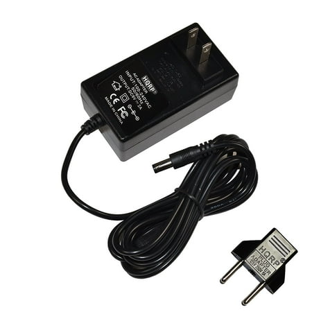 HQRP AC Adapter for Ampeg SCR-DI Bass DI Preamp with Scrambler Overdrive Power Supply Cord Adaptor + Euro Plug (Best Onboard Bass Preamp)