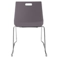 thumbnail image 5 of Luvraflex Stack Chair With Charcoal Polypropylene Back, Seat, Chrome Frame, 5 of 5