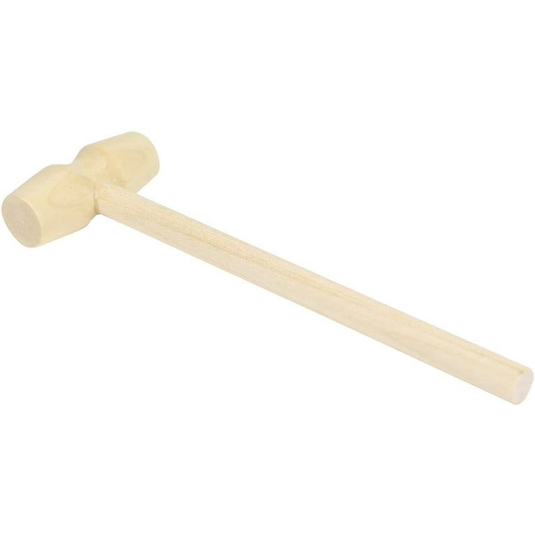 O'Creme Mini Wooden Mallet, Chocolate-Heart-Breaking Hammer to Open Chocolate Bombs or Hearts and Get The Treats Inside - 20 Pieces