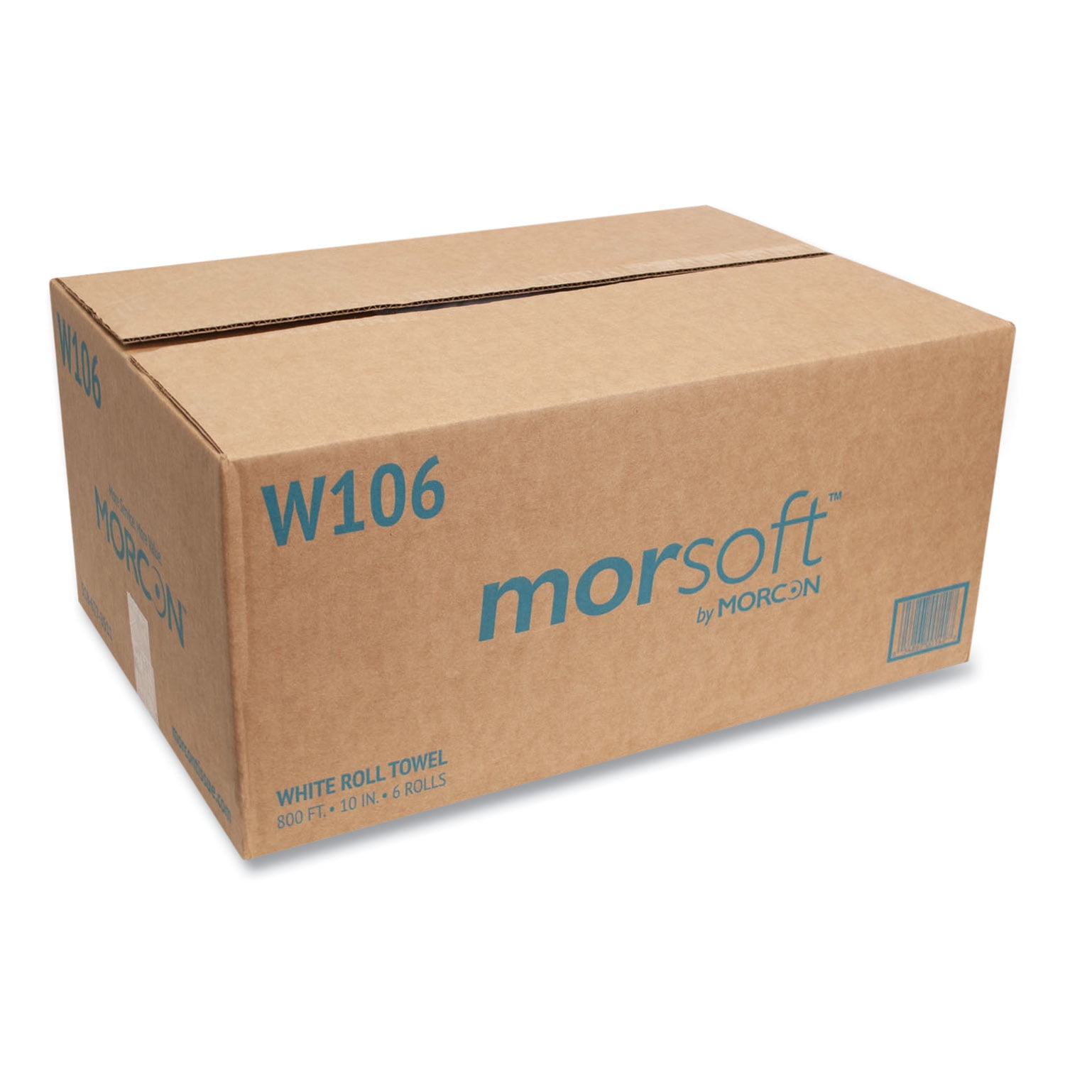 Morcon Morsoft Commercial Hardwound Paper Towel, White, 6 Rolls Per Carton