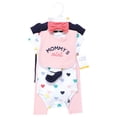 thumbnail image 2 of Hudson Baby Infant Girl Cotton Layette Set, Bold Mom Dad, 3-6 Months, 2 of 6