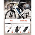 thumbnail image 2 of VEVOR Ebike Battery, 48V 13Ah Electric Bike Lithium Battery Pack with BMS, 3A Charger and Lock for 1000W E-Bike Motor, Detachable Electric Bicycle Replacement Kit with Indicator & Discharge Socket, 2 of 9