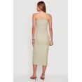 thumbnail image 3 of Women's Textured Knit Ruffle Trim Tiered Midi Dress, 3 of 3