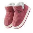thumbnail image 2 of Slippers for Women Men 2025 Fall Winter Plush Fuzzy Fluffy Non Warm Indoor Slipper House Slippers, 2 of 8
