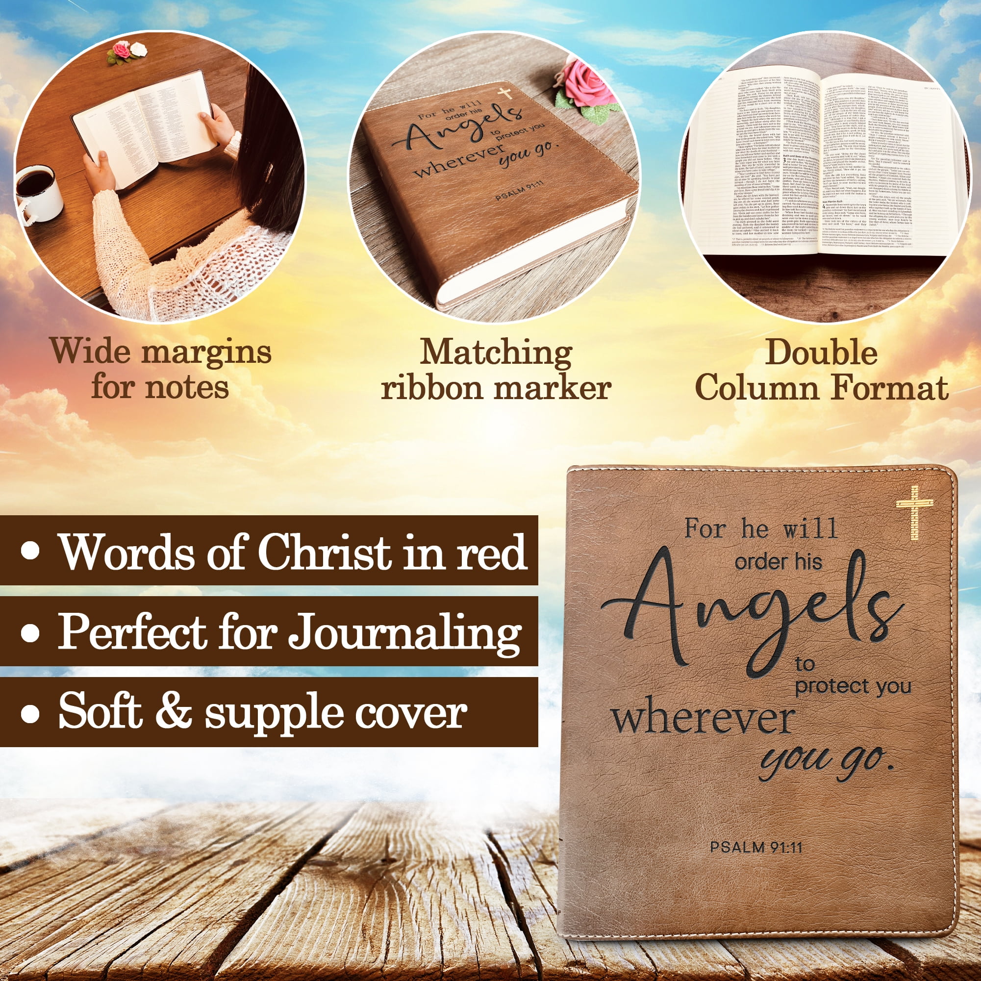 Custom NIV Bible, NIV Journaling Study Bible, Custom Engraved New International Version, Christian Gifts Baptism Gifts NIV Bible Women