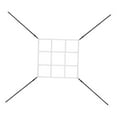 thumbnail image 4 of Almencla Filet de Cible de Baseball Ajustable Cadre de But Filet de Lancer de Softball Blanc, 4 of 8