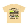 thumbnail image 2 of Stupid People Unisex Heavy Cotton Tee, 2 of 12