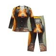 thumbnail image 1 of Balery Colorful Painted Duck Pijama para Hombre de Dos Piezas con Manga Larga, Conjunto de Dormir y Descanso Suave con Bolsillos-Medium, 1 of 4