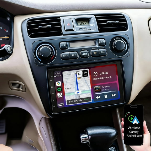 Gsuatey Car Radio for Honda Accord 1994-2002 with Wireless Carplay Android Auto, 7inch Touchscreen Bluetooth Car Stereo with GPS WiFi FM/RDS Backup Camera