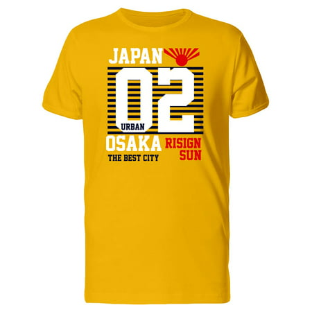 Japan Osaka Best City Rising Sun Tee Men's -Image by (Best Japanese Male Names)