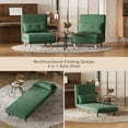 thumbnail image 5 of 3 in 1 Convertible Sofa Bed, Aiho sleeper Chair Bed with Adjustable Backrest, Perfect for Living Room, Bedroom, Small space, Green, 5 of 9